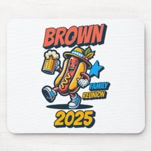 Mousepad Encontro da Família Brown 2025 Su Personalizado Co