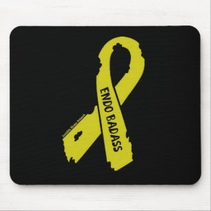 Mousepad Endometriose rasgada Badass/da fita…