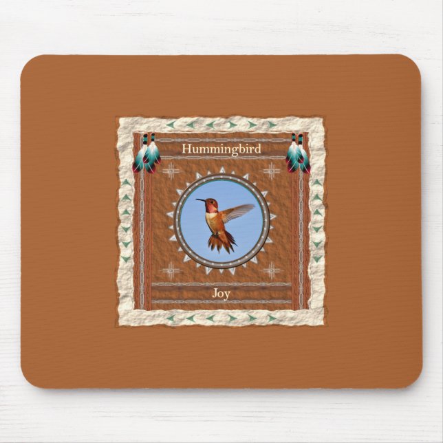 Mousepad Energia Alegria Beija-Flor (Frente)