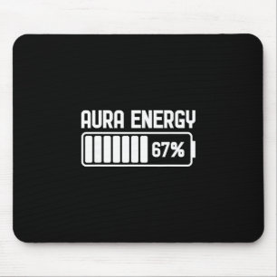 Mousepad Energia Aura aos 67 Meme Divertido Seis Sete Geraç