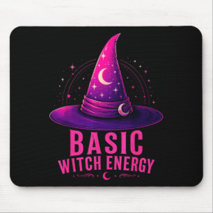 Mousepad Energia básica de bruxa design gráfico de hallowee