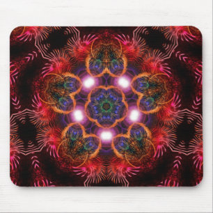 Mousepad Energia luminosa Pente-púrpura rosa