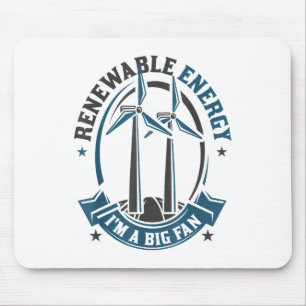 Mousepad Energia Renovável É Uma Grande Proteção Ambiental