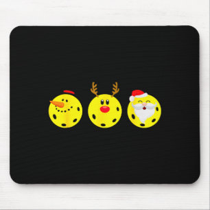 Mousepad Enfeite de Natal de Papai Noel Homem de Neve Rena 