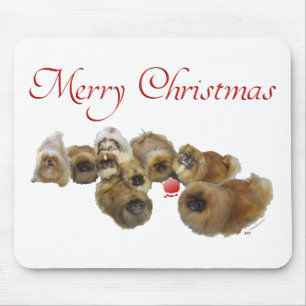 Mousepad Enfeite de Natal do Pequinês