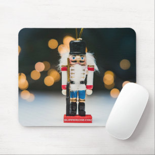 Mousepad Enfeite de natal noz quebradora clássico do Slippe