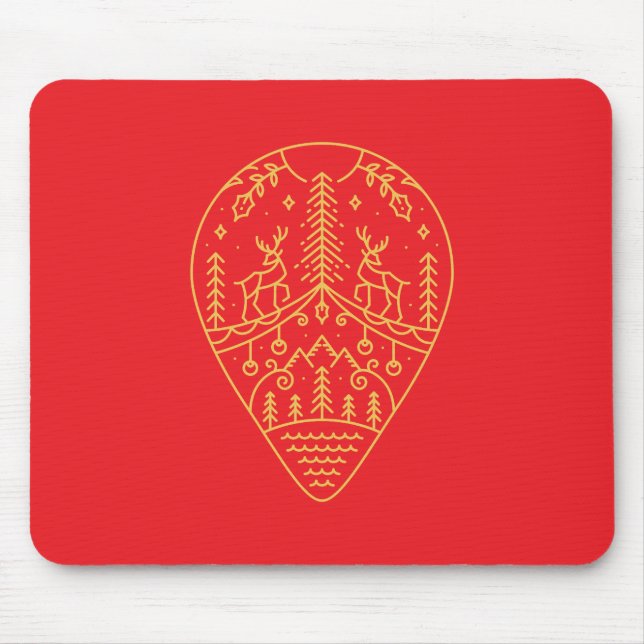 MOUSEPAD ENFEITES DE NATAL 3 (Frente)