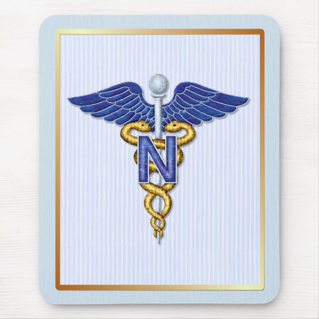 Mousepad Enfermagem Caduceus (Frente)