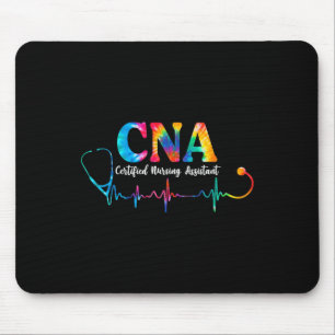 Mousepad Enfermagem Certificada Istant Tie Dye Cna Enfermei