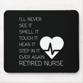 Mousepad Enfermeira Aposentada Divertida