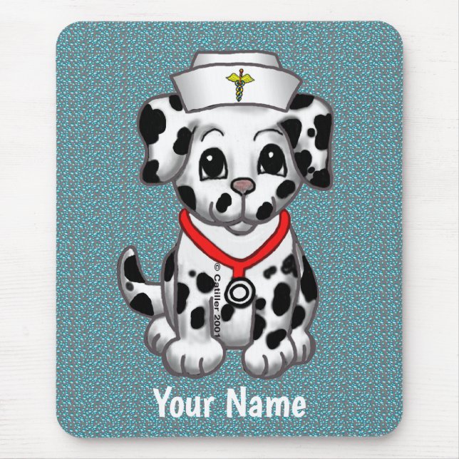 Mousepad Enfermeira Cachorrinho (Frente)