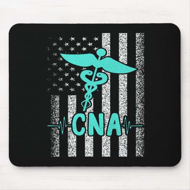Mousepad Enfermeira Certified Enfermeira Istant American Fl (Frente)