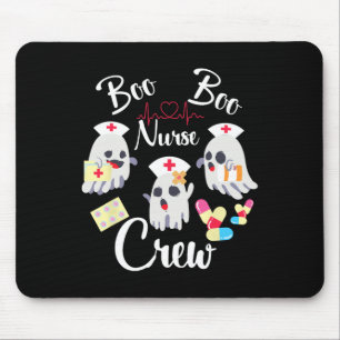 Mousepad Enfermeira de Boo Boo Enfermeira fantasma Diversão
