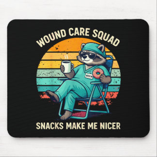 Mousepad Enfermeira de Cuidados com Feridas Comida Divertid