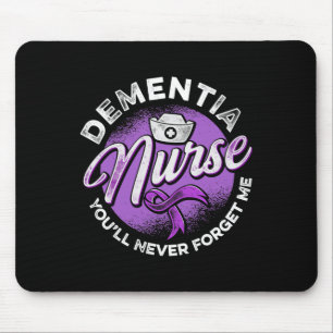 Mousepad Enfermeira de Demência Você Nunca Me Esquecerá Hei