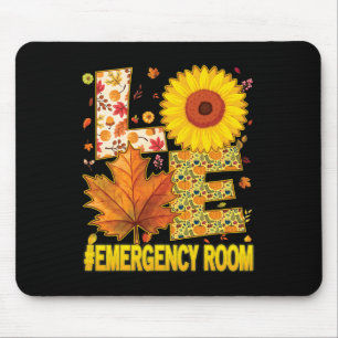 Mousepad Enfermeira de emergência do amor escrupula dia de