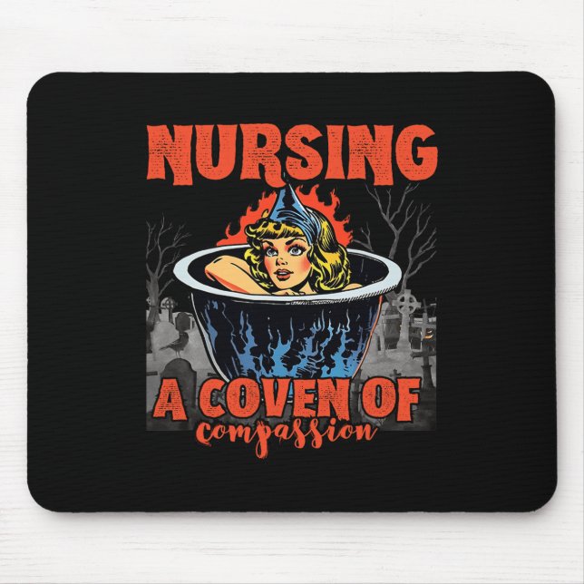 Mousepad Enfermeira De Halloween - Enfermeira De Compaixão (Frente)