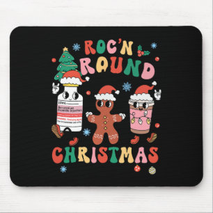 Mousepad Enfermeira de Natal Enfermando Roc'n no Natal