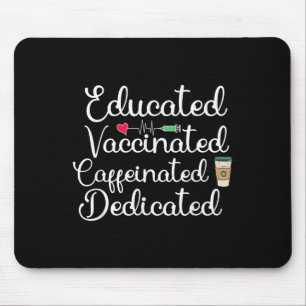 Mousepad Enfermeira de Piada Gráfica Humor Engraçada Vacina