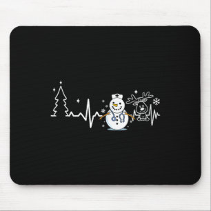 Mousepad Enfermeira de pulsação Enfermeira de Neve