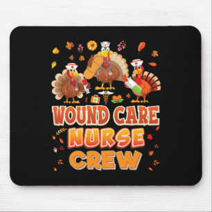 Mousepad Enfermeira de Wound Crew Turquia Ação de Graças
