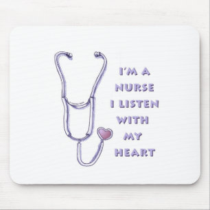 Mousepad Enfermeira do coração