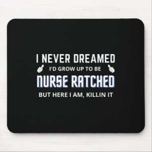 Mousepad Enfermeira Enfermeira Enfermeira Caráter de Filme