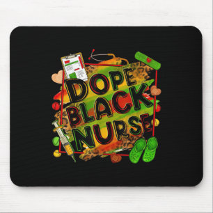 Mousepad Enfermeira Enfermeira Negra História Negra Mês N