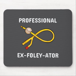 Mousepad Enfermeira engraçada Equipe de Urologia T- Cateter