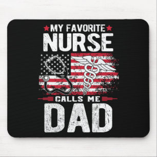 Mousepad Enfermeira Favorita Me Chama De Pai No Dia Dos Pai