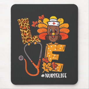 Mousepad Enfermeira Feliz Vida Turca Bonita Enfermeira de A