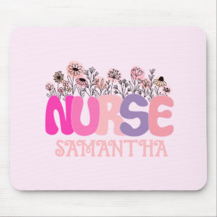 Mousepad Enfermeira Floral