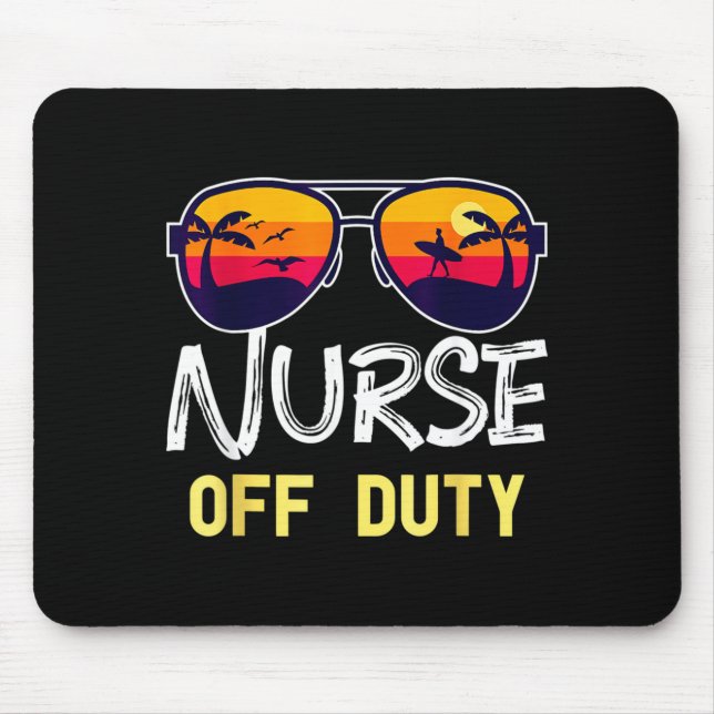 Mousepad Enfermeira Fora do Trabalho 2022 Férias de Primave (Frente)