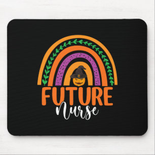 Mousepad Enfermeira Futura Enfermeira Arco-Íris Pumpkin Cos