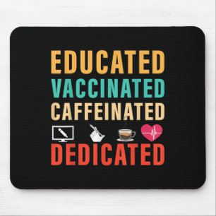 Mousepad Enfermeira Gráfica De Citações Gráficas, Engraçada