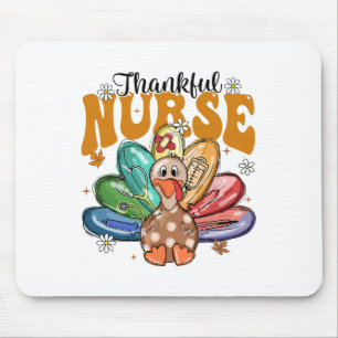 Mousepad Enfermeira Grata Dia de Ação de Graças Natal Peru