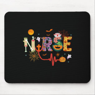 Mousepad Enfermeira Halloween Costume Stethoscope Pulsação