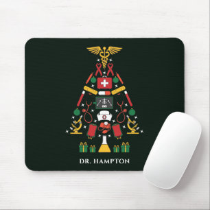 Mousepad Enfermeira Médica Personalizada de Férias de Nat
