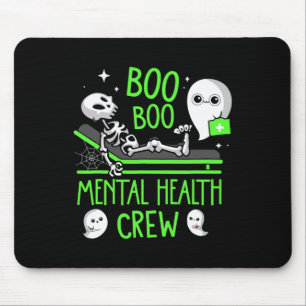 Mousepad Enfermeira Mental Enfermeira Psych Boo Crew Enferm