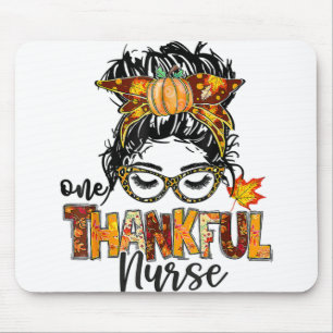 Mousepad Enfermeira Messy Bun Hair Uma Enfermeira Agradável