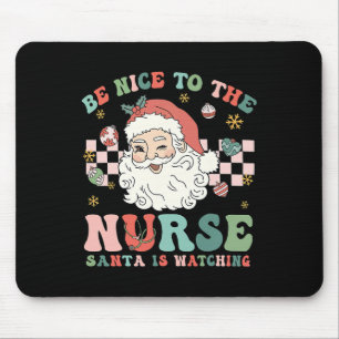 Mousepad Enfermeira Natal Seja Bom Para A Enfermeira O Papa