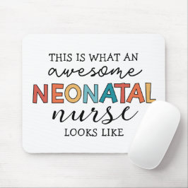 Mousepad Enfermeira Neonatal Encantada Incrível Apreciação