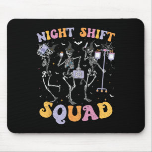 Mousepad Enfermeira Noturna de dança de Halloween