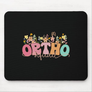 Mousepad Enfermeira Ortopedia de flor selvagem Rn