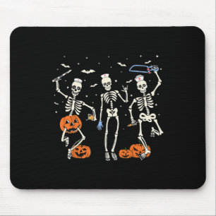 Mousepad Enfermeira Skeleton Halloween Saúde 2