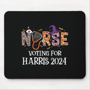 Mousepad Enfermeira Spooky De Halloween Político Votando Pa