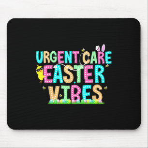 Mousepad Enfermeira Ursa Coelhinha Páscoa Dia da Np Equipe 