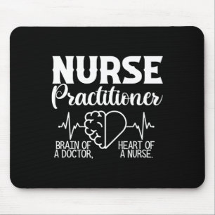 Mousepad Enfermeiro Cérebro Do Médico Coração Da Enfermeira