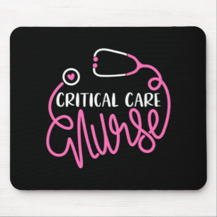 Mousepad Enfermeiro de Cuidados Críticos Logotipo RN