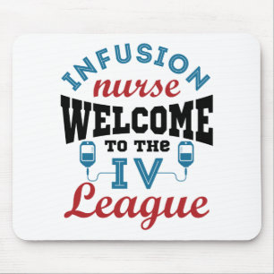 Mousepad Enfermeiro de perfusão Bem-vindo ao I.V. Liga